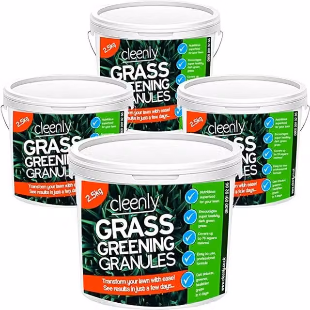 Cleenly's Grass Greening Granules Lawn Fertiliser and Plant Tonic, Green, 10 l