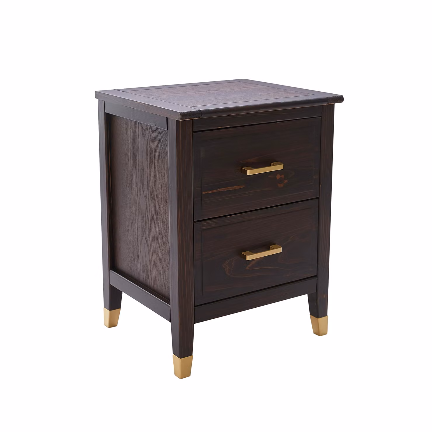 Cabinet Bits Palazzi 2 Drawer Bedside Table in Brown – 2