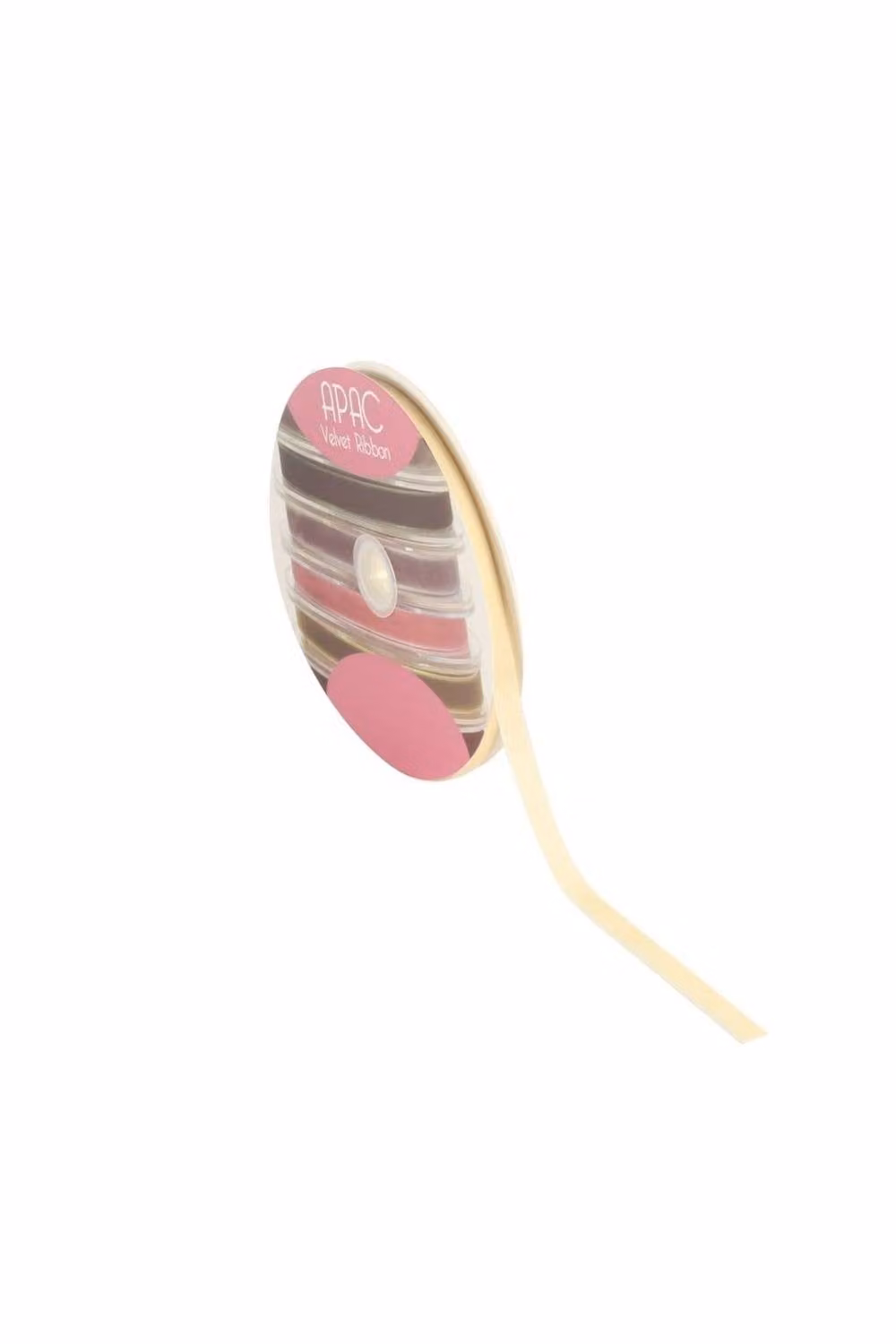 KDMD Ivory Velvet Ribbon, 2 Pack
