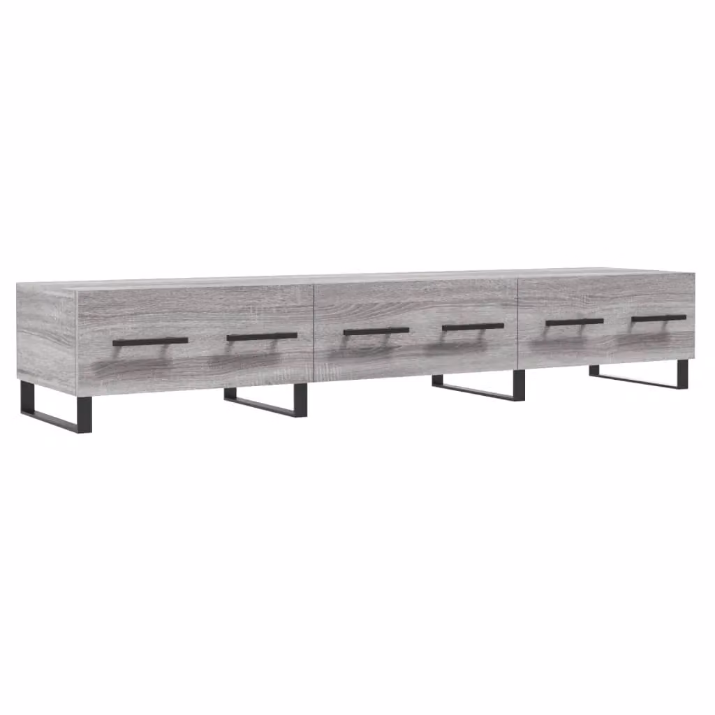 Berkfield Home Modern Grey Sonoma TV Cabinet W/D/H: 150 x 36 x 30 cm – 2
