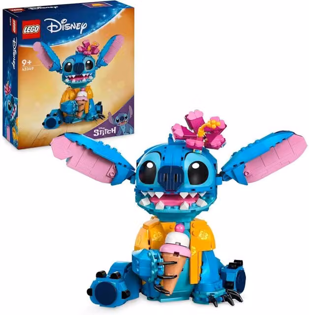LEGO Disney Stitch Creative Character Building Set in Blue and Black