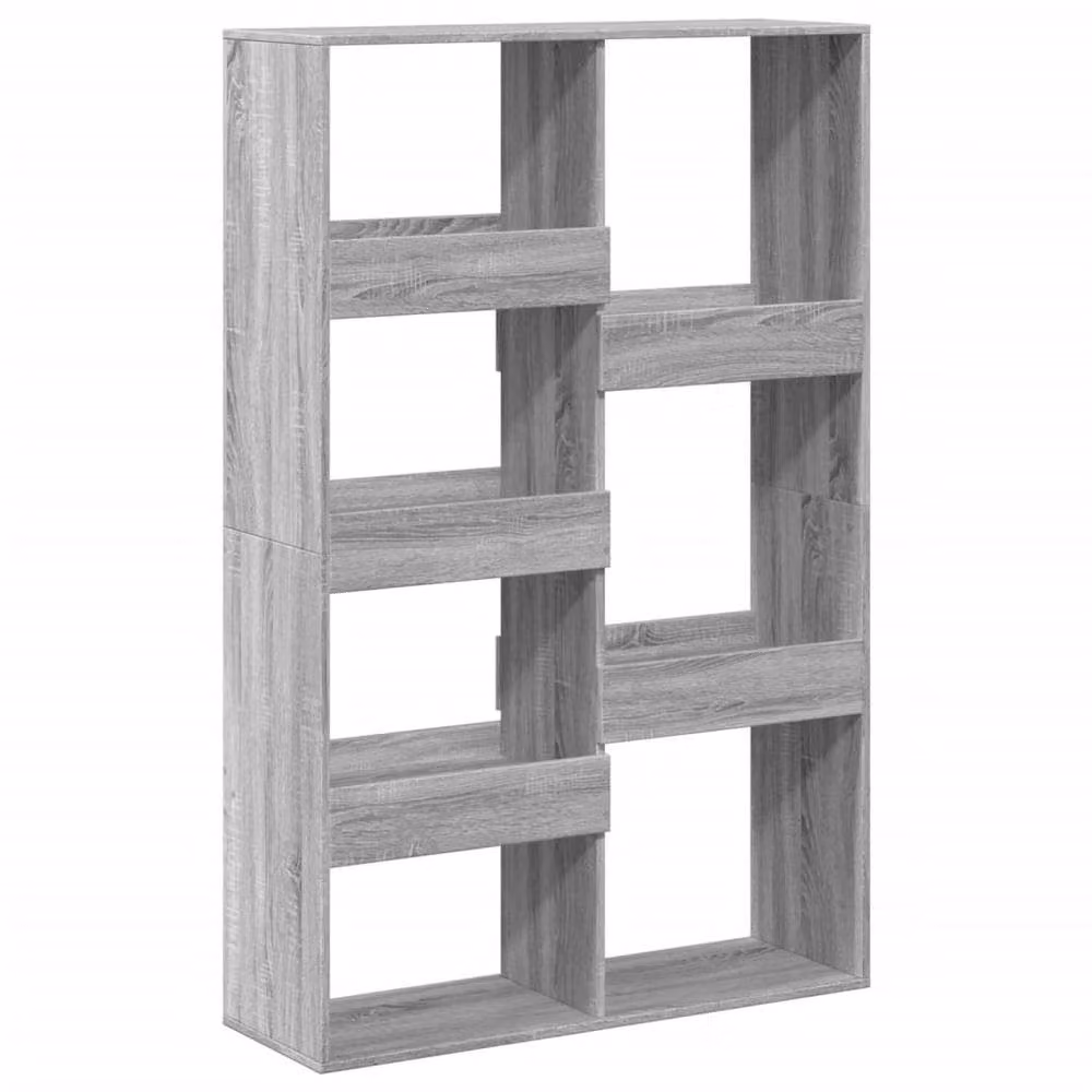 Berkfield Home Grey Sonoma Room Divider in Engineered Wood, W/D/H: 100 x 33 x 155.5 cm – 3