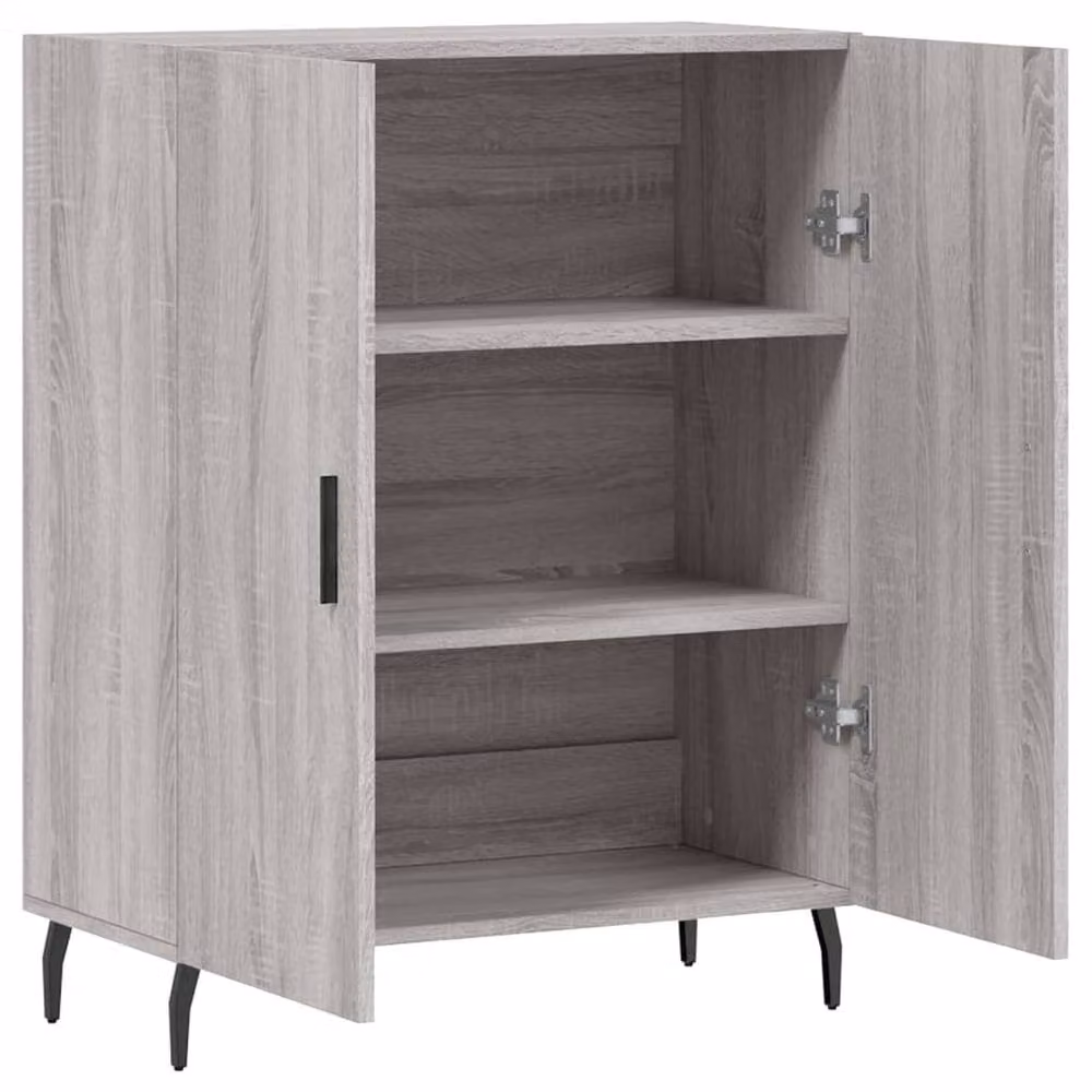 Berkfield Home Grey Sonoma Sideboard in Engineered Wood W/D/H: 69.5 x 34 x 90 cm – 2