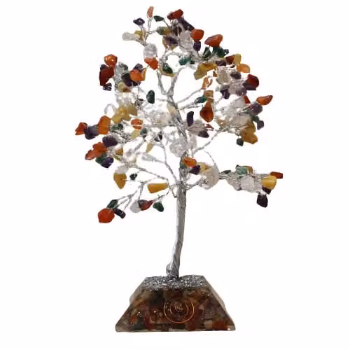 KDMD Gemstone Tree with Organite Base, Multicolour – 2