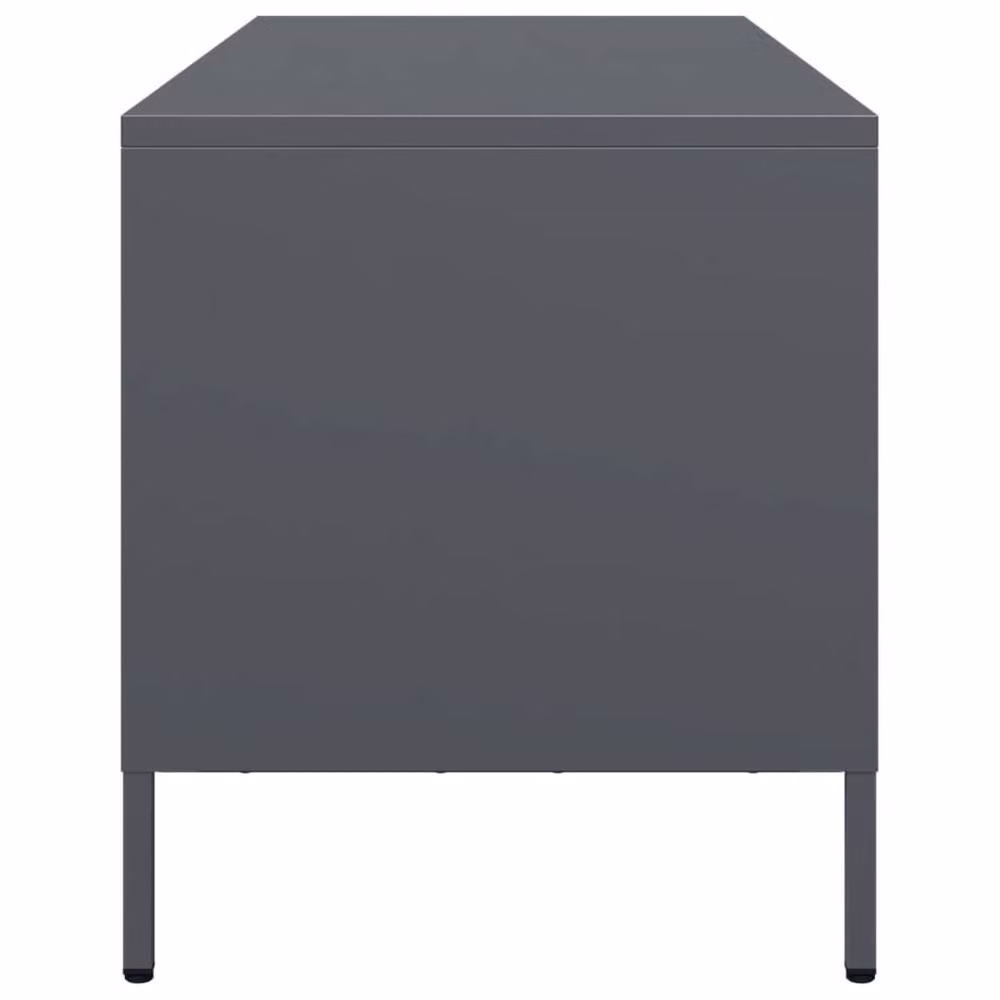 Berkfield Home TV Cabinet in Anthracite Dark Grey, W: 68 cm, D: 39 cm, H: 43.5 cm – 4