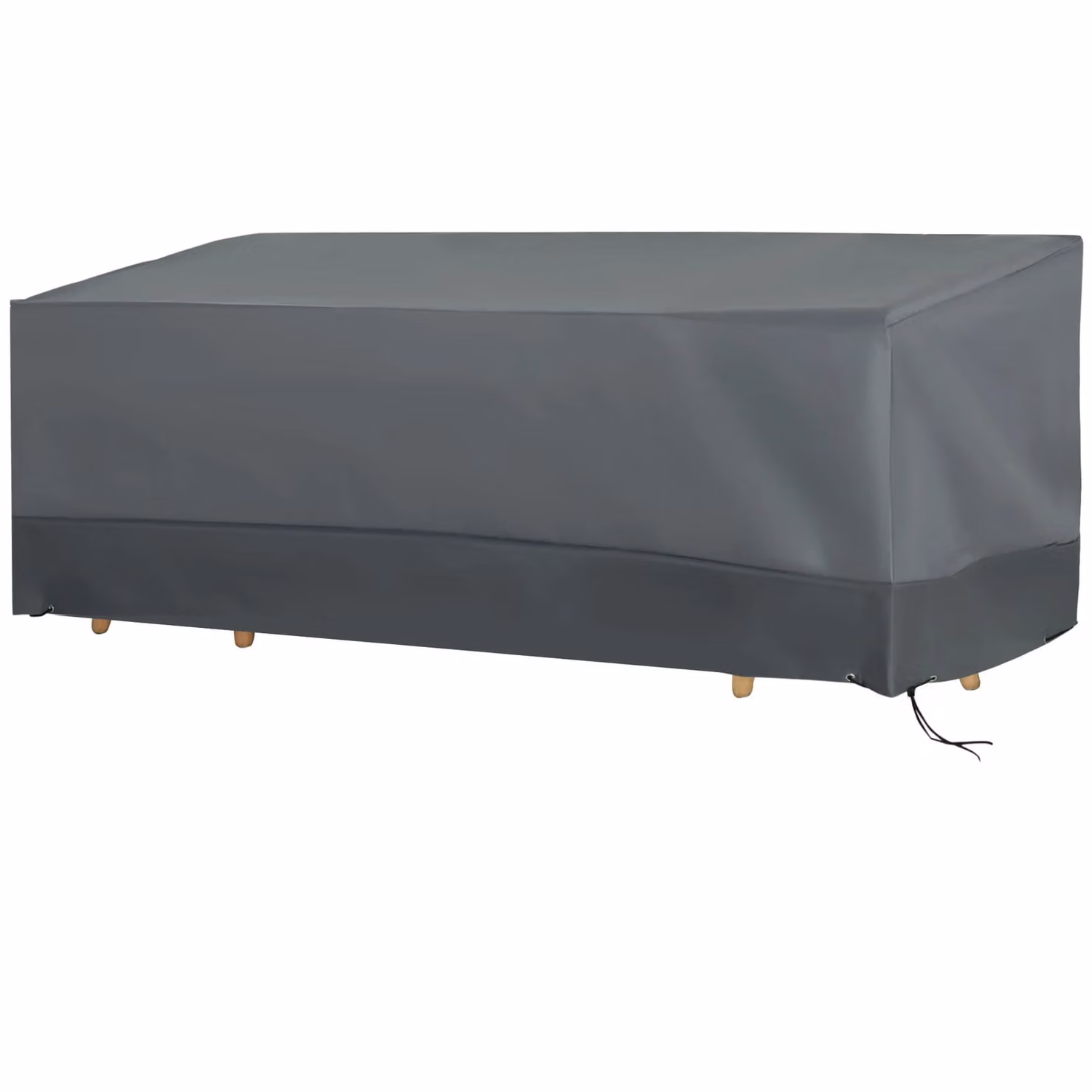 OUTSUNNY Grey Water-Repellent Corner Sofa Cover, W/D/H: 190 x 72 x 76 cm – 2