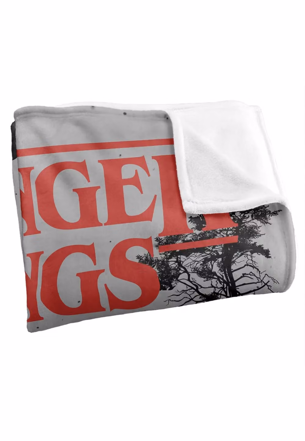 Stranger Things Upside Down Officially Licensed Silky Touch Super Soft Throw Blanket, White, W/D: 152 x 127 cm – 3