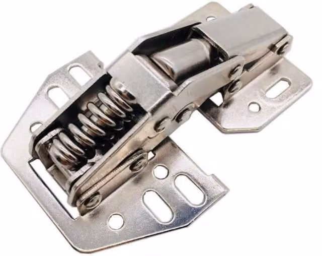 FLAVORA 6-Piece Locker Cupboard Door Stay Hinges in Silver, W: 1000 cm, H: 52 cm – 1