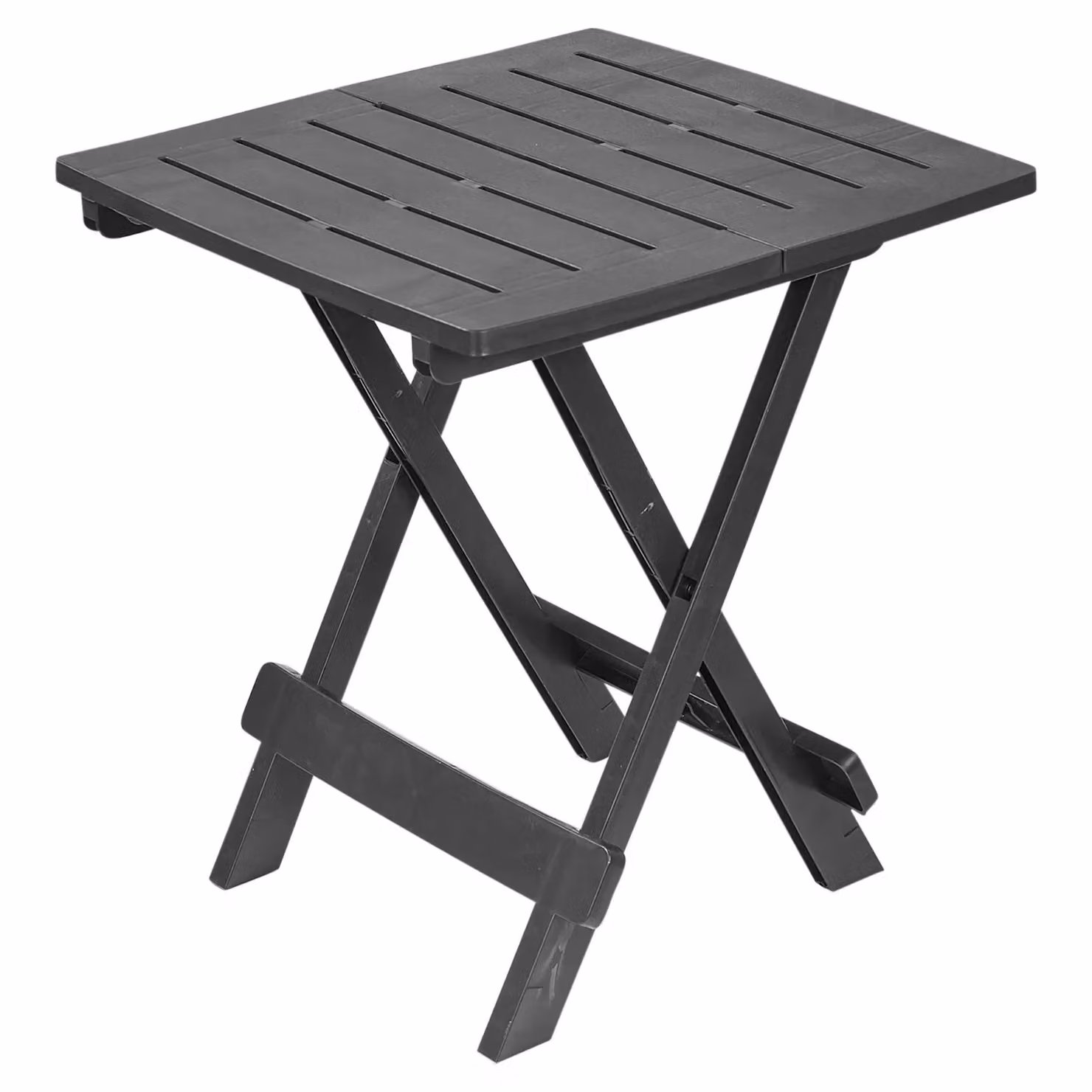 EONLION Portable Foldable Black Plastic Picnic Tray Table for Camping and Garden, W/D/H: 50 x 45 x 43 cm – 2