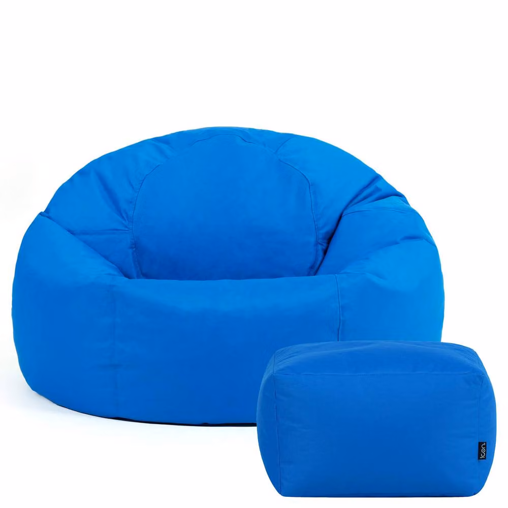 icon Classic Indoor Outdoor Bean Bag and Pouffe in Navy Blue – 3