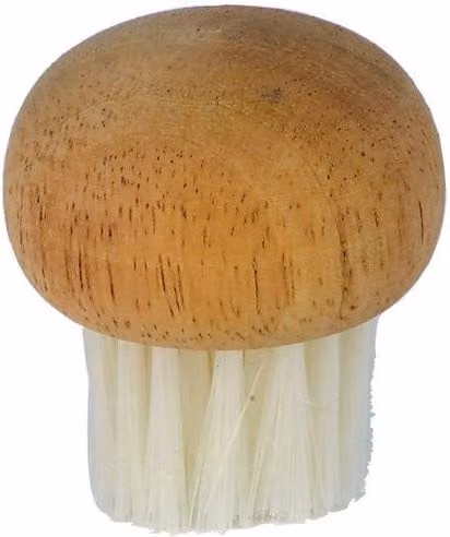Dexam Wooden Mushroom Brush in Brown and Multicolour – 1