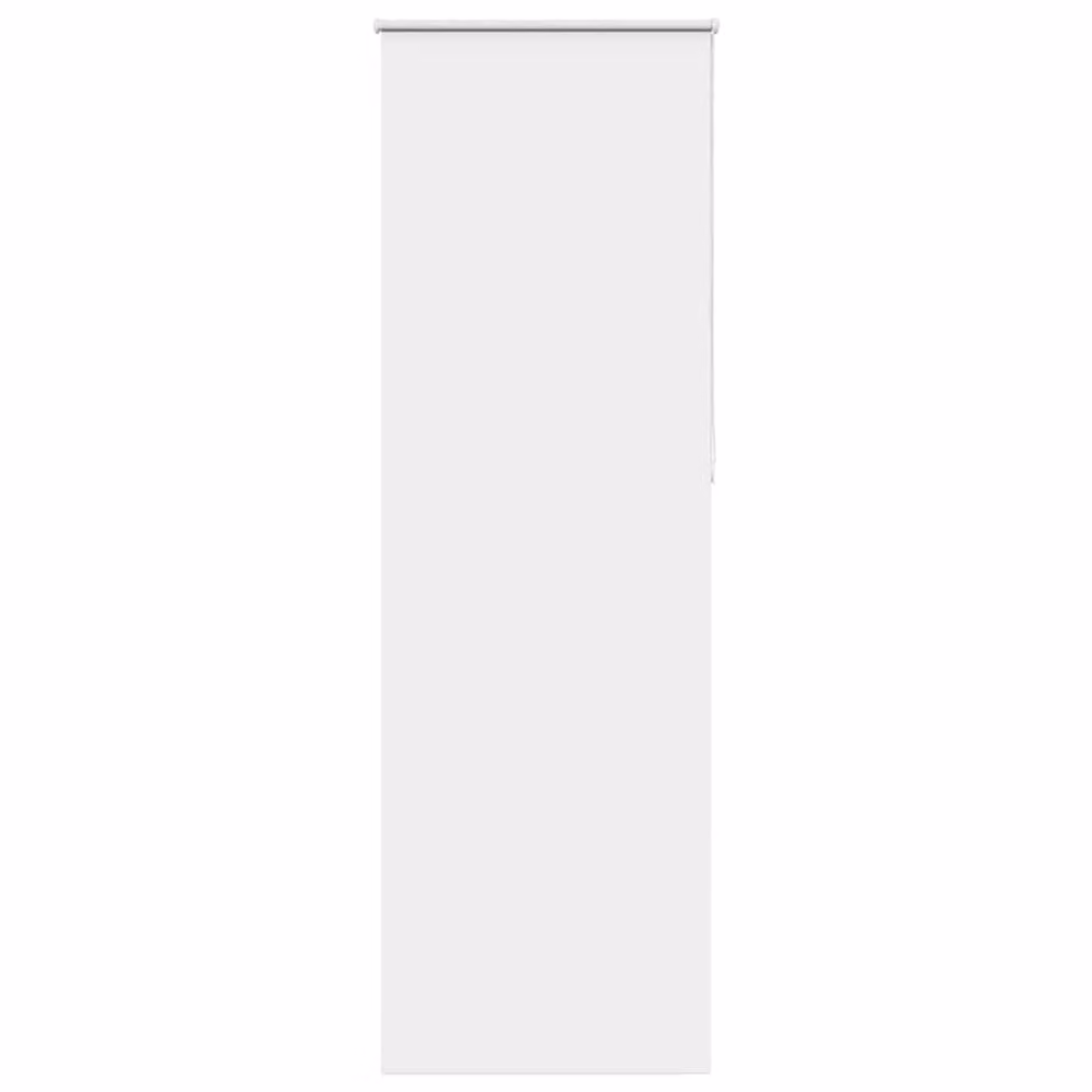 Berkfield Home White Blackout Roller Blind, Thermal Insulating Polyester, W: 65 cm, H: 210 cm