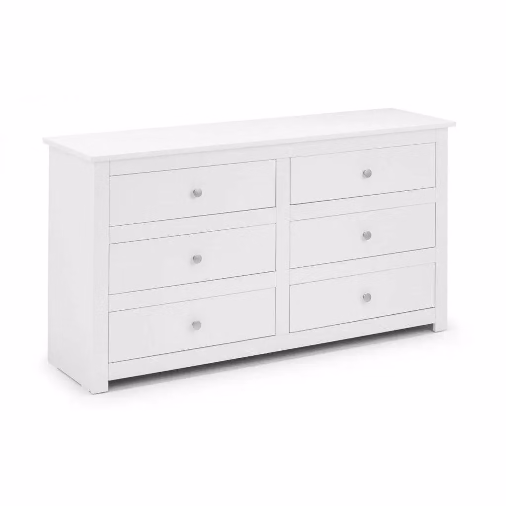 Ashfield Clean Surf White 6 Drawer Chest – 2