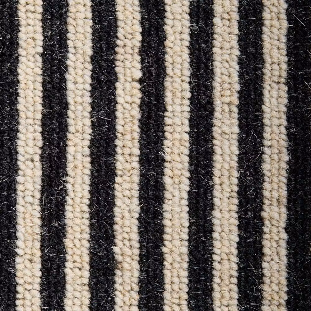 RainbowHome Mayfair Wool Stair Runner in White with Pink Edge, W: 50 cm, L: 700 cm – 3