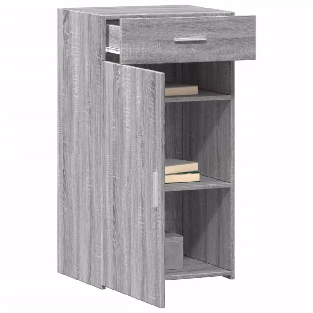 Berkfield Home Grey Sonoma Sideboard in Engineered Wood, W: 50 cm, D: 42.5 cm, H: 93 cm – 2