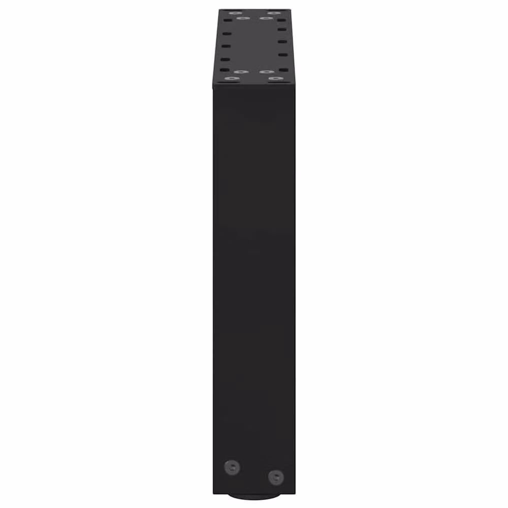 Berkfield Home U-Shaped Coffee Table Legs, 2 Piece Set, Black Matt Steel, H: 40 cm x W: 30.5 cm x D: 31 cm – 5