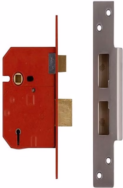 Hiatt Hardware Three Lever Sash Lock in Silver