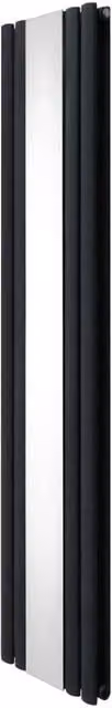Monstershop Oval Mirror Radiator in Anthracite Grey, W/H: 38.0 x 180.0 cm – 1