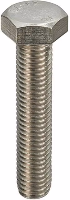 Unifix A4-316 Silver Stainless Steel Hexagon Setscrews M8 x 25 mm