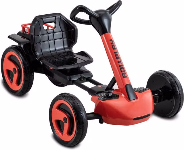 Rollplay Flex Kart XL 12 Volt Electric Ride-On Pedal Vehicle in Black
