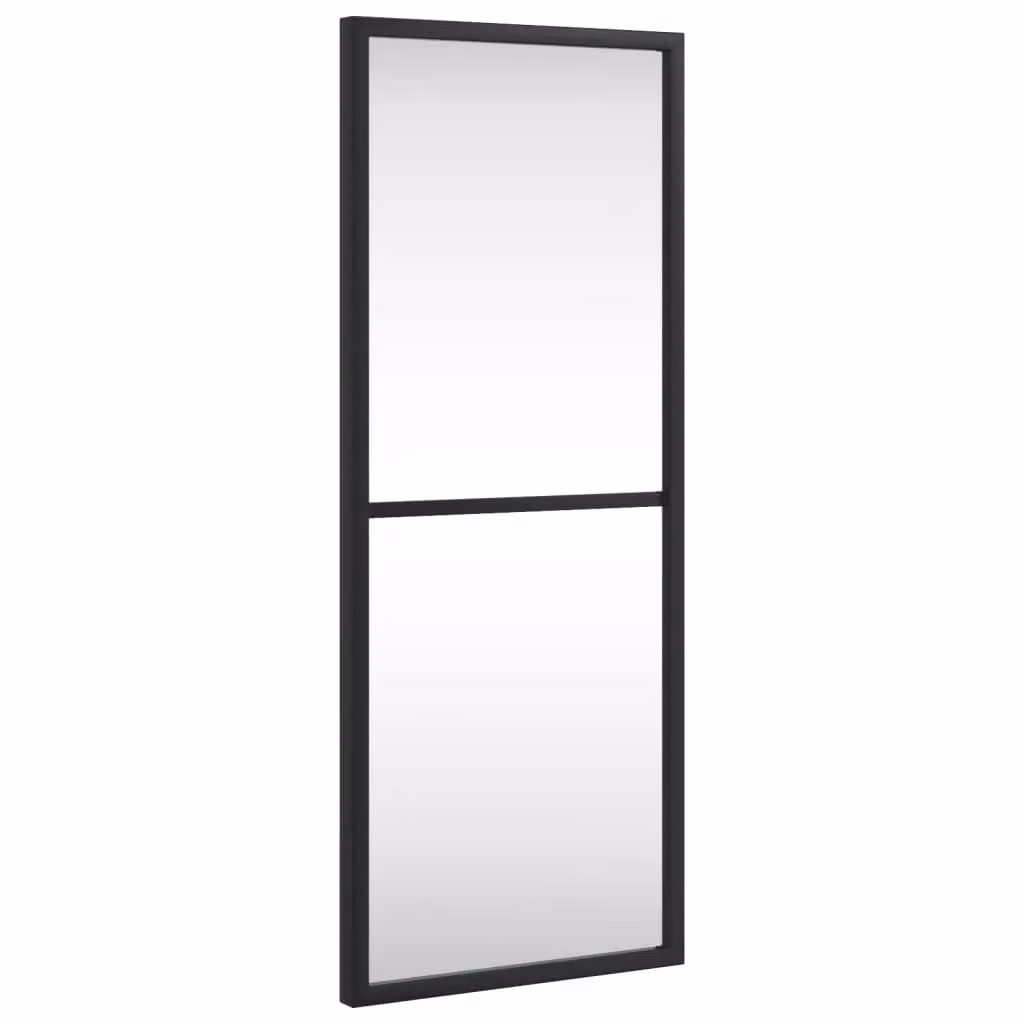 Berkfield Home Minimalist Rectangular Wall Mirror in Black, W: 50 cm, H: 20 cm – 2