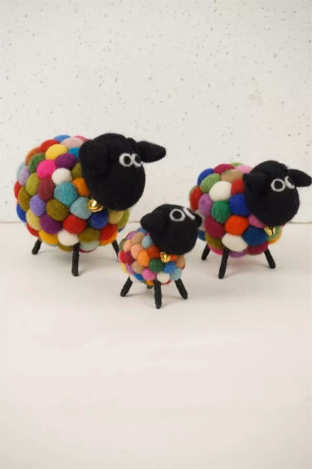 Pachamama Big Ziggy Multicolour Wool Sheep Figurine – 3