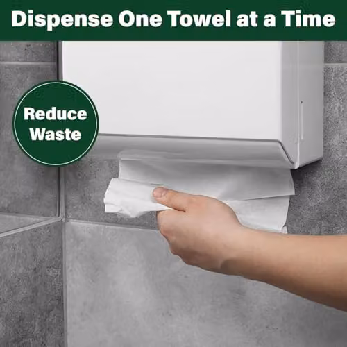 ECONX Z-Fold Paper Hand Towels, White, 2 Ply, Box of 3000 – 4
