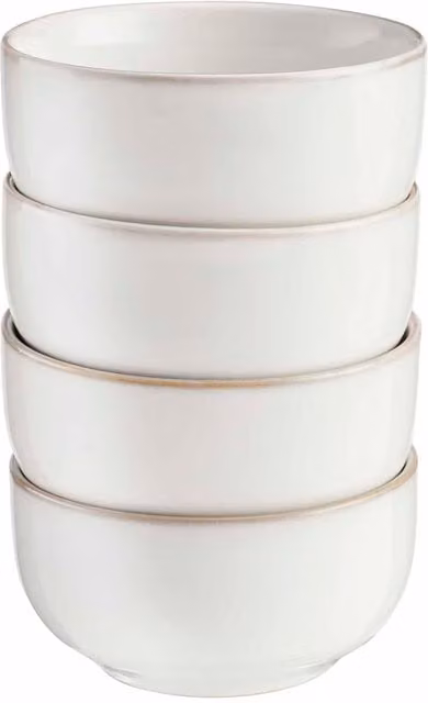 Cooks Professional White Stoneware Side Bowl Set of 4