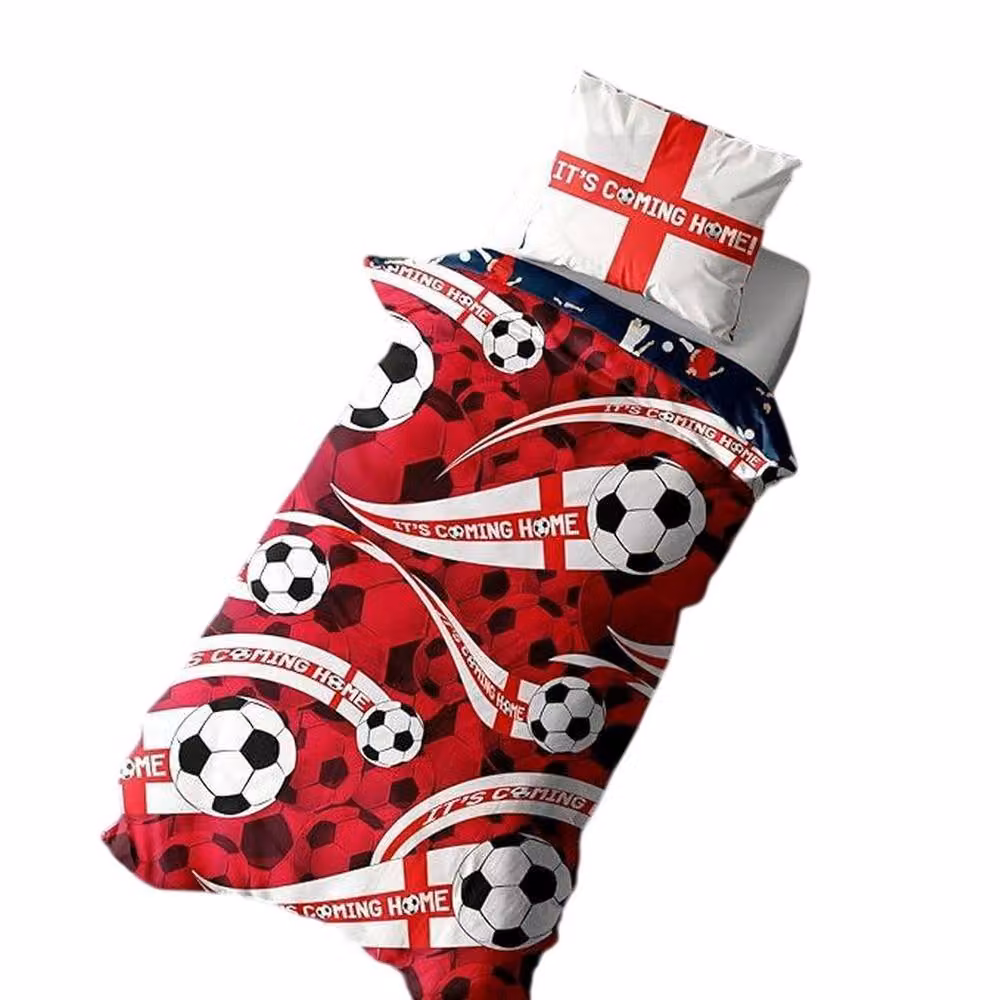 England Football Its Coming Home Reversible Duvet Set and Pillowcase in Red, W/D/H: 90 x 200 cm – 2