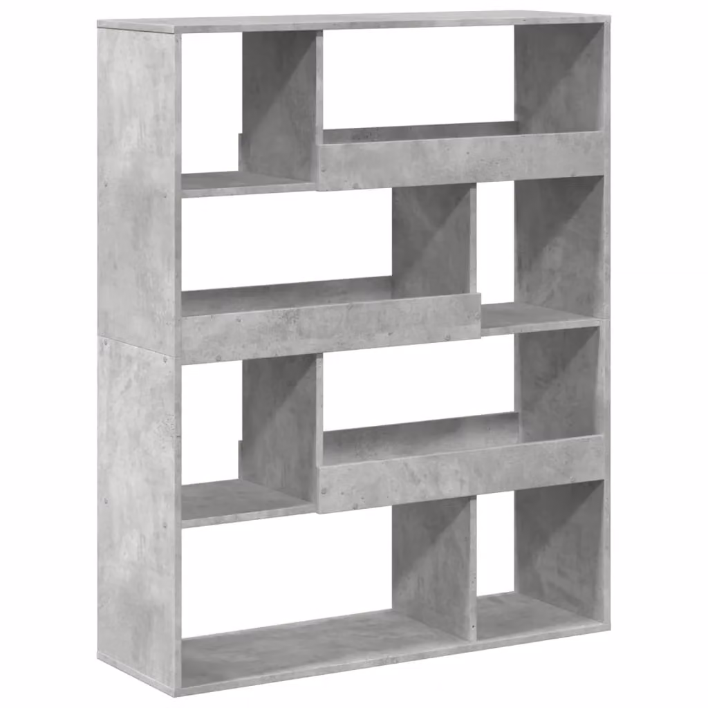 Berkfield Home Room Divider in Concrete Grey, W/D/H: 100 x 33 x 125.5 cm – 2