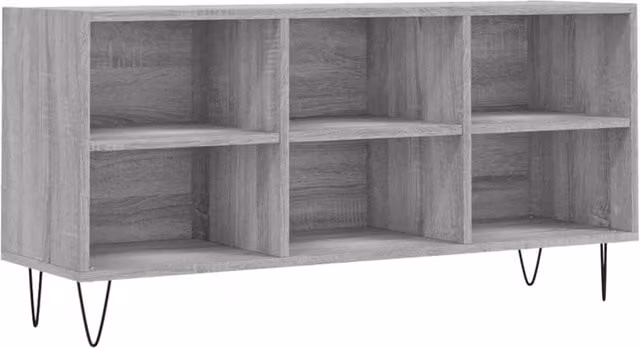 Berkfield Home Modern Grey Sonoma TV Cabinet W/D/H: 103.5 x 30 x 50 cm – 1