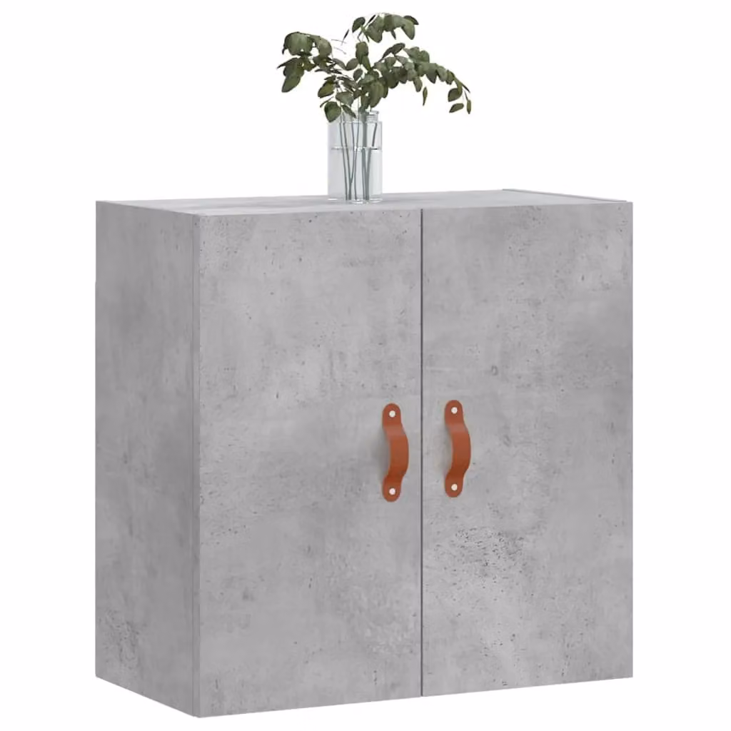 Berkfield Home Wall Mounted Industrial Cabinet in Concrete Grey, W/D/H: 60 x 31 x 60 cm – 2