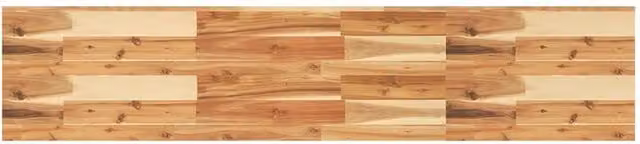 Berkfield Home Rectangular Solid Wood Acacia Table Top, Brown, W: 120 cm, D: 30 cm, H: 4 cm