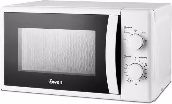 Swan Solo Manual Countertop Microwave in White