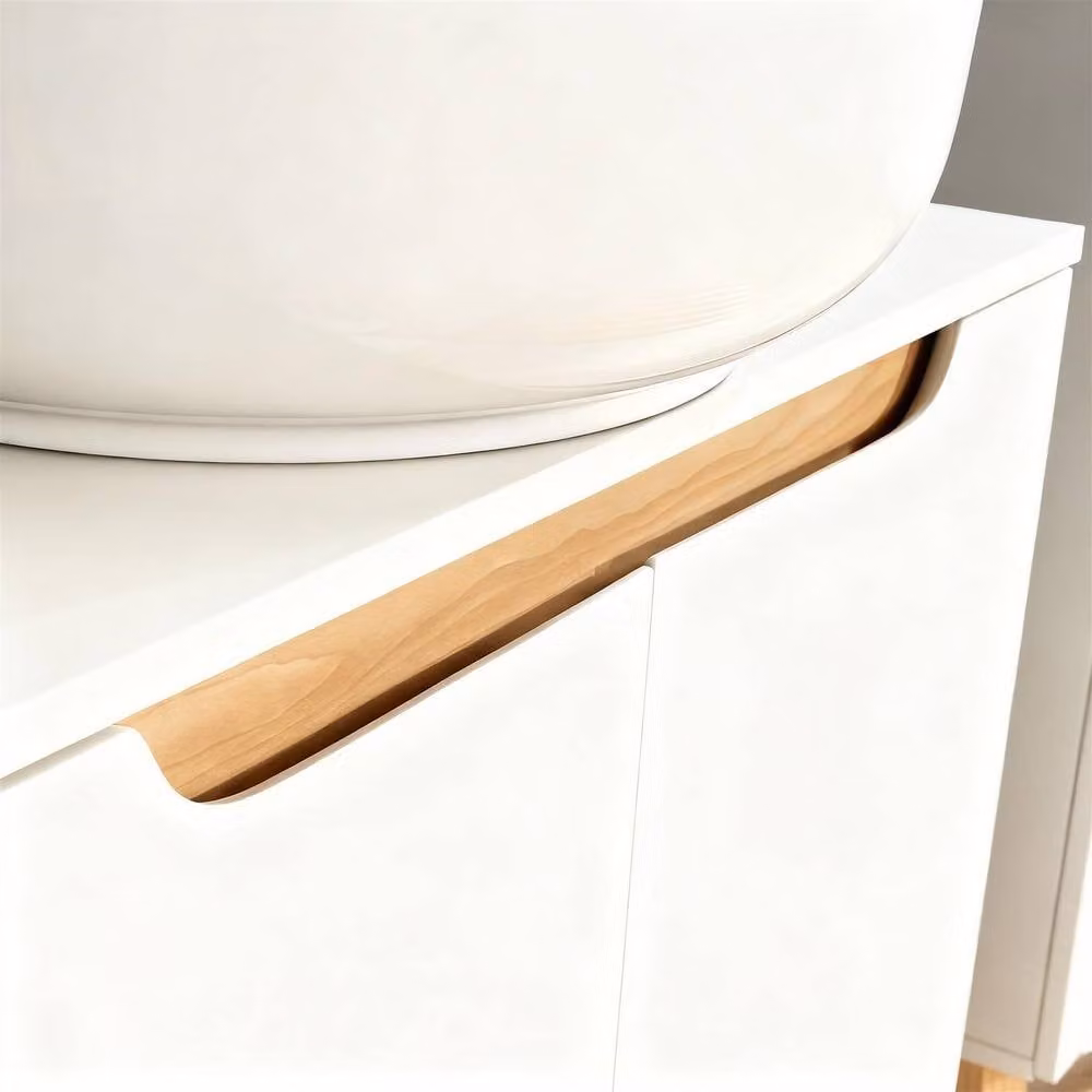Home Source Florence Under Sink Bathroom Storage Cabinet, White, W/D/H: 60 x 30 x 60 cm – 2