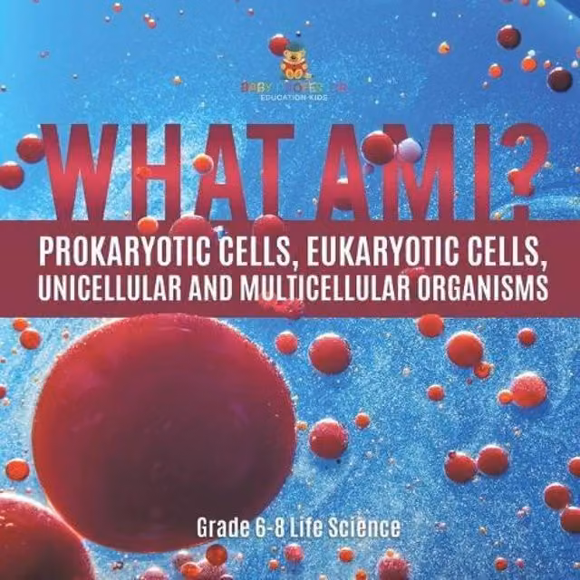 Baby Professor What Am I? Prokaryotic and Eukaryotic Cells Multicolour Paper Educational Set