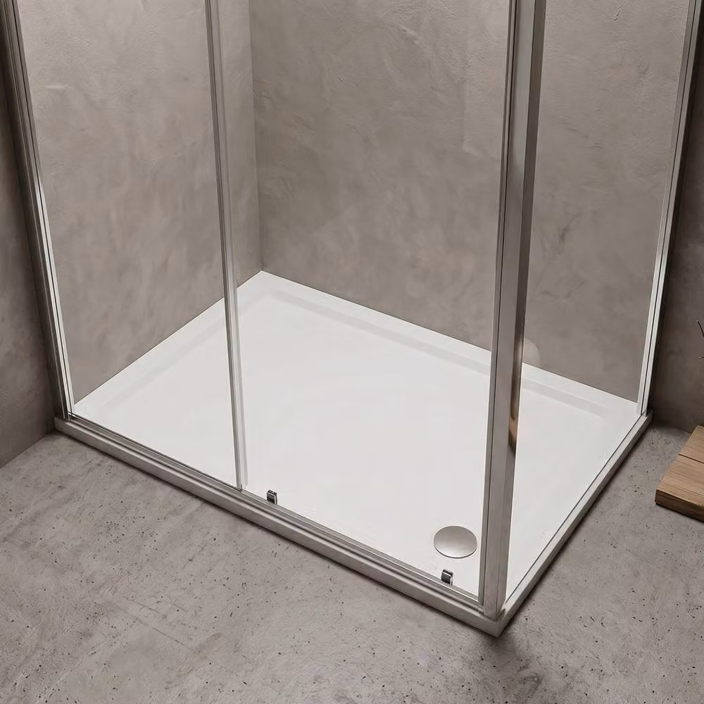 Balterley Premium Slip Resistant Rectangular Shower Tray, White, W: 110 cm, D: 90 cm – 2
