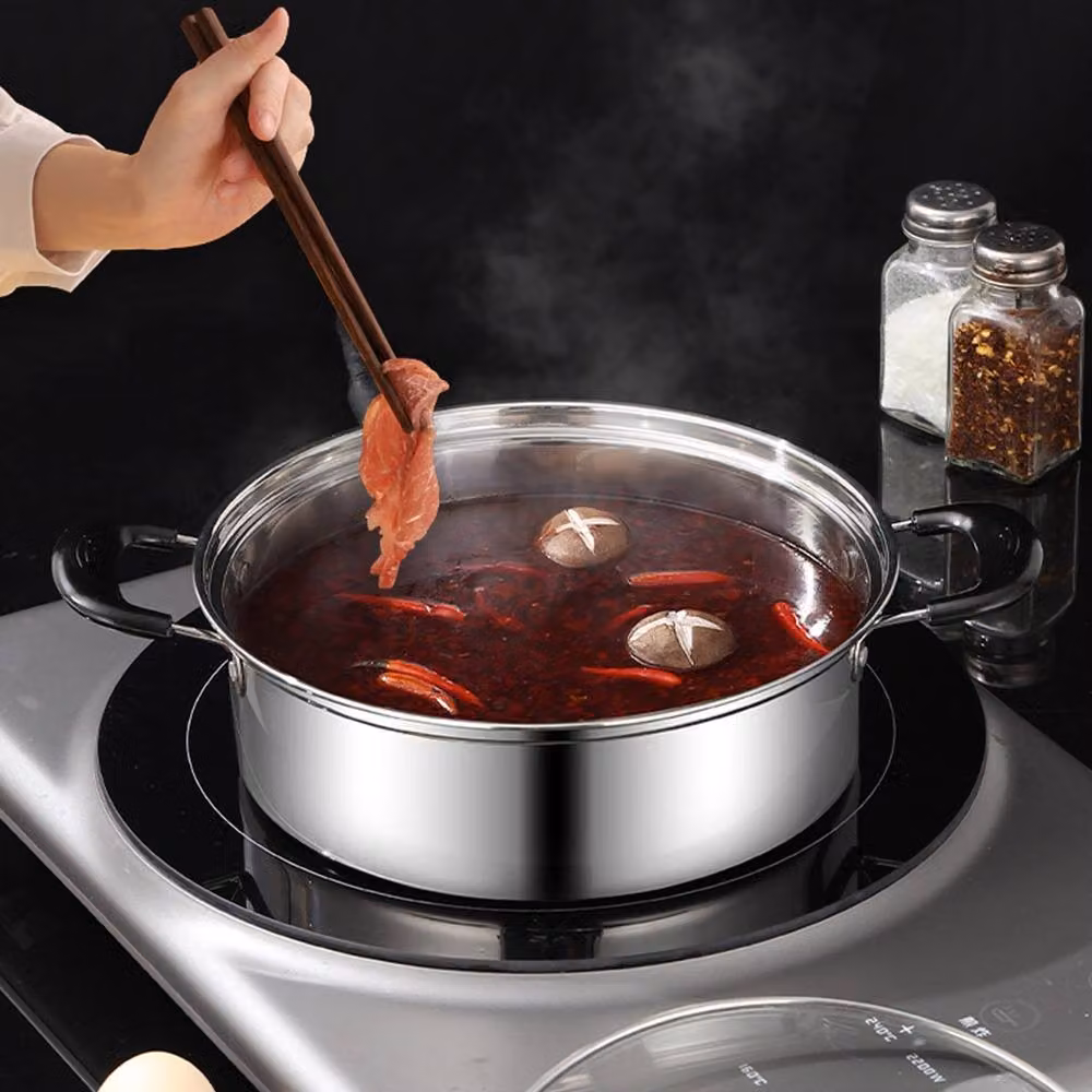 Ventryn Egg Poacher Steamer Pot with 4 Bowls and Glass Lid in Silver – 5