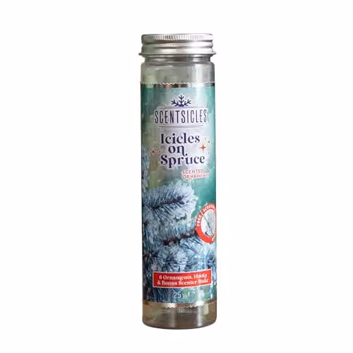 Samuel Alexander Icicles on Spruce Scented Christmas Scentsicles with 6 Hanging Hooks, 25g – 3