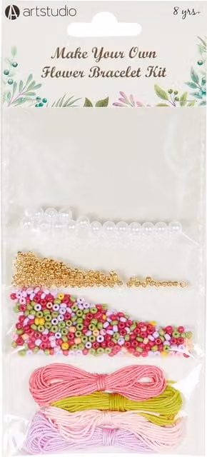 Artstudio Multicolour Flower Making Bracelet Kit