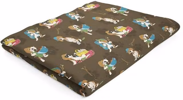 Heat Holders Brown Quilted Fleece Pet Blanket for Cats and Dogs, W: 180 cm, D: 200 cm – 1
