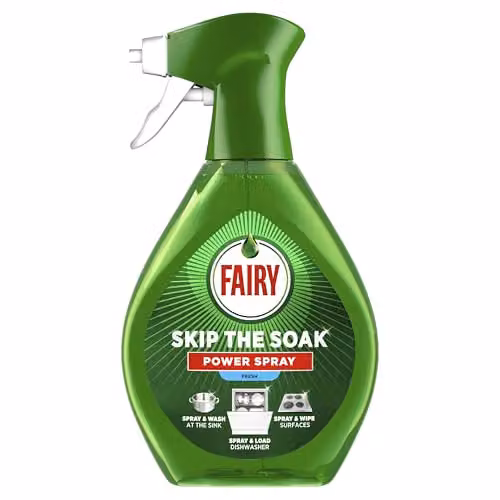 Fairy Skip the Soak Dish Power Spray Green Fresh 720 ml