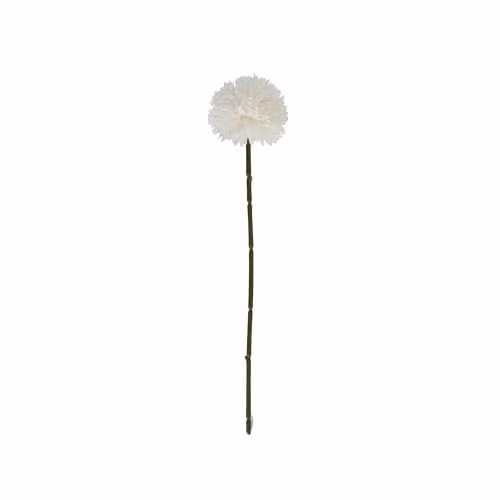 Hill Interiors White and Green Chrysanthemum Artificial Flower