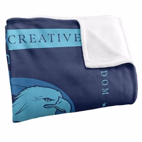 Warner Bros. Harry Potter Ravenclaw Super Soft Fleece Throw Blanket for Children, Blue, W: 127 cm x L: 152.4 cm – 2