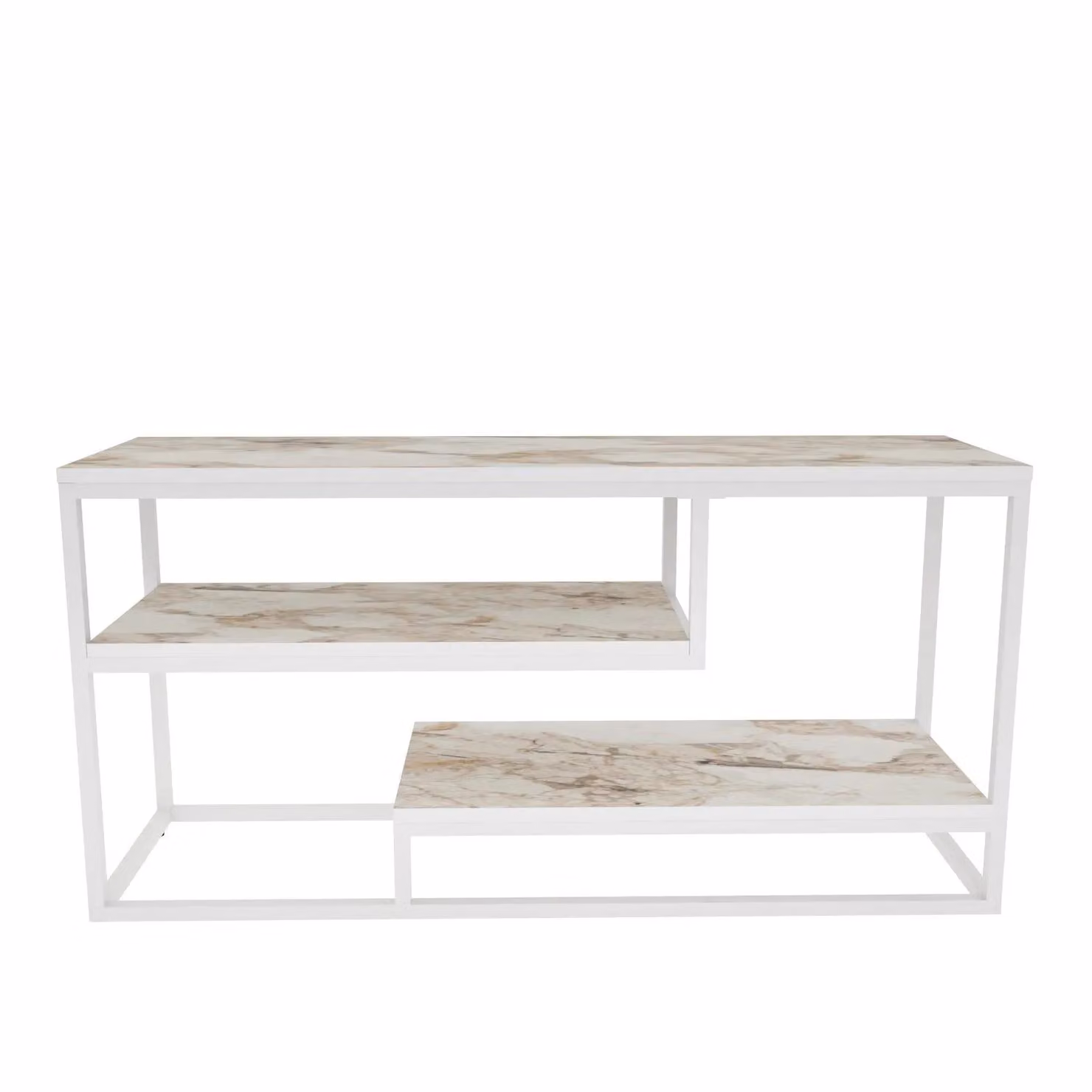 Decorotika Lorin White TV Unit for TVs up to 55 inch – 2