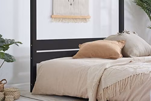 Birlea Darwin Four Poster Double Bed in Black Metal – 3