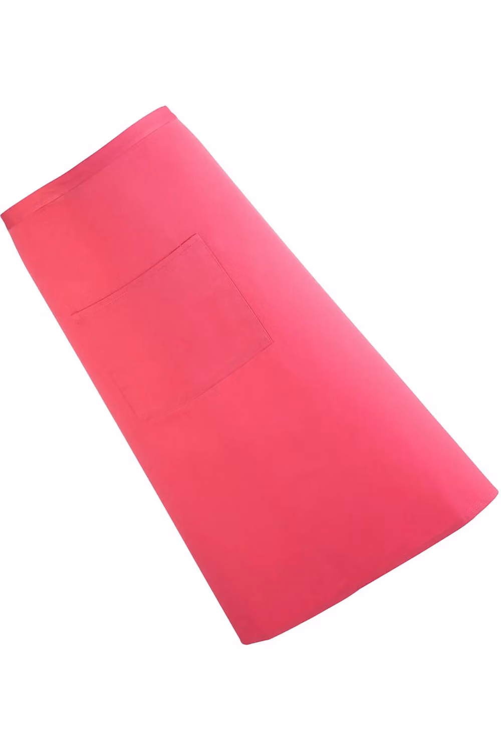 Premier Colours Pink Poly-Cotton Long Continental Style Bar Apron Workwear Pack of 2 – 2
