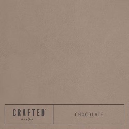 Crown Paints Chocolate Brown Suede Paint Tester 125ml – 2