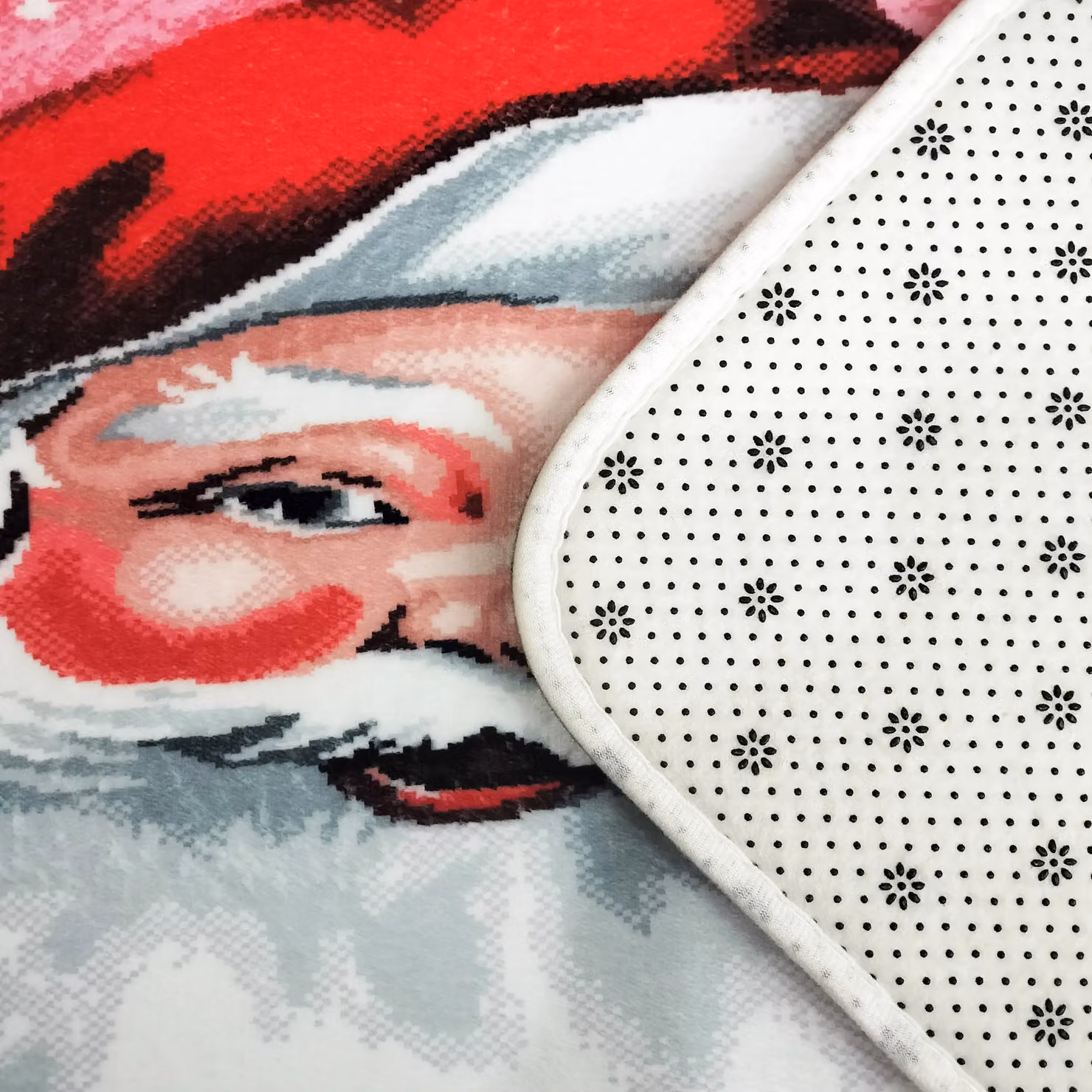 Velosso Christmas Memory Foam Bath and Pedestal Mat Set, Multicolour, 2 Piece – 2