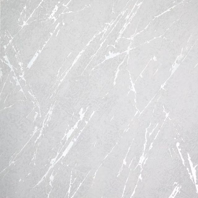 I Love Wallpaper Sienna Abstract Washable Wallpaper in Grey, Silver and White
